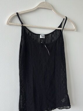 Dolce & Gabbana Black Lace Camisole